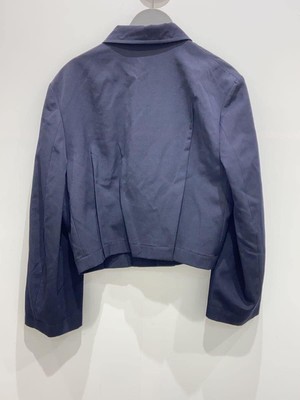 COMME des GARCONS tailored jacket D1 short M wool Navy TJ
