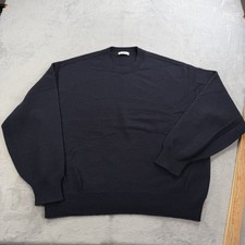 Aritzia Wilfred Isabelle Wool Cashmere Blend Sweater Blue Womens Size XL Knit