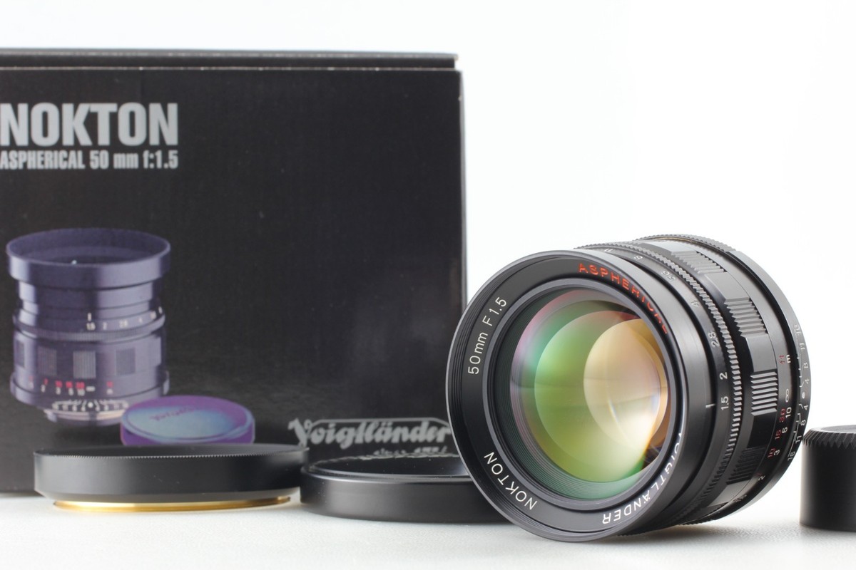 A*ね様 美品　VOIGTLANDER NOKTON 50mm f1.5 L39 MINT w/ Box Hood 】 Voigtlander Nokton 50mm f/1.5 Aspherical L39