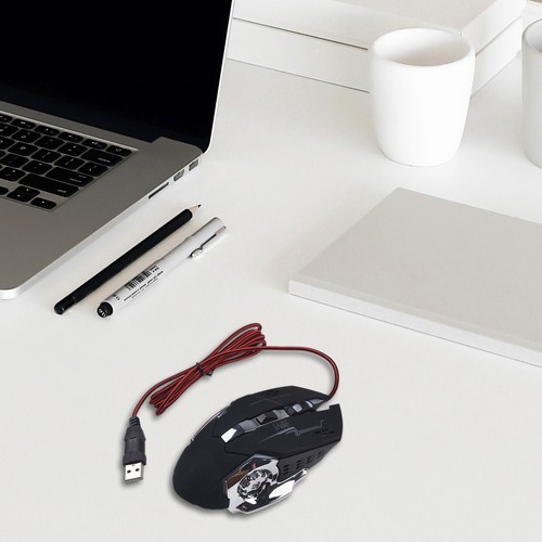 Wired Gaming Maus Abs Bequemer Griff Ergonomisches Design Hochleistung - Bild 4 von 28