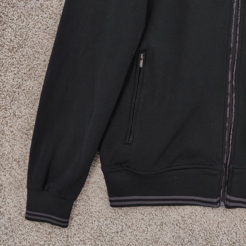 Jaqueta masculina Venum com capuz grande preta com zíper completo Lyoto Machida equipe de luta academia UFC - Imagem 3 de 4