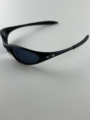 Oakley Minute 1.0 Matte Black Frame Ice Iridium Lens Silver Icons XX RARE