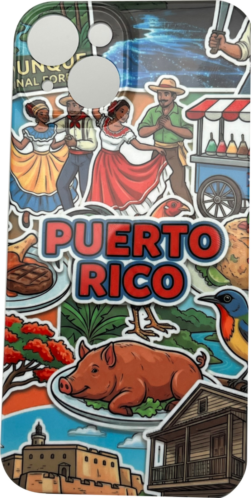 Puerto Rico Towns 3D Phone Case - iPhone 14