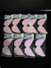Darice Angel Wing Craft Lot Of 9 Packs With 2 Each Pink Metallic DIY Gift Doll