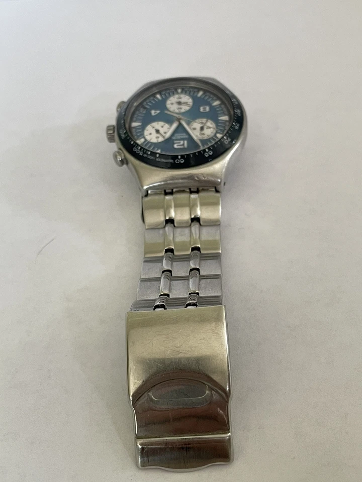 Swatch Watch Vintage Irony Tachymeter YCS443G Highflyer Swiss chronograph Quartz - Image 4 of 4