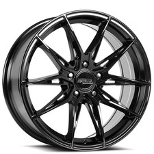 18x8 Katana Racing Wheels Kr10 Gloss Black Rims 4pcs