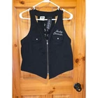 Harley-Davidson Black Women's Zippered Vest