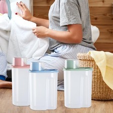 Waschpulverbehälter Tragbare Waschpulver-Aufbewahrungsdose für Mehlbohnen