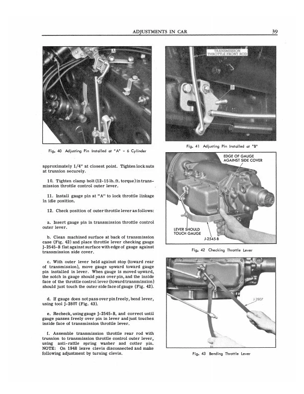 Pontiac Hydramatic Trasmissione Negozio Manuale 1954 1953 1952 1951 1950 1949 - Immagine 3 di 4