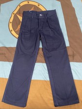 CHAPS NWT 34.00 Navy Boys Approved Schoolwear Pleated Pockets Regular Size 8