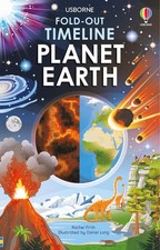 Fold-out Timeline of Planet Earth by Rachel Firth Hardcover Book