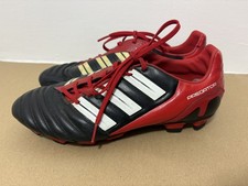 Adidas Predator AdiPower FG men’s football boots size 8 UK black red retro rare
