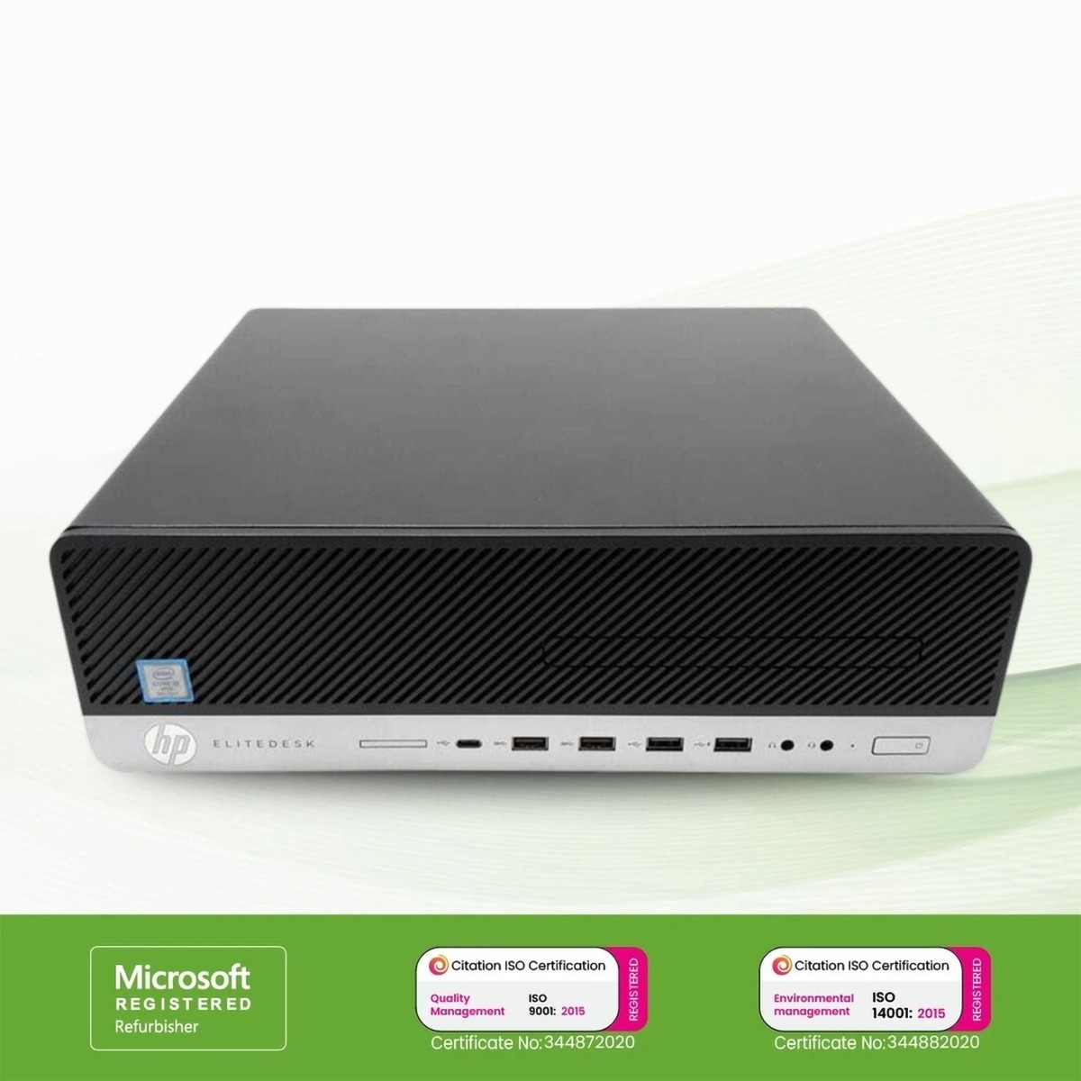 Windowsデスクトップ HP EliteDesk 800 G4 i7 256GB/32GB/Set HP EliteDesk 800 G4 SFF PC i7‑8th Gen 32GB RAM 256GB SSD Windows