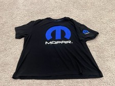MOPAR Official Logo Black Adult T Shirt 2XL