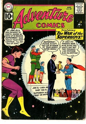 Adventure Comics  # 287   VERY GOOD   Aug. 1961   1st Bizarro Perry White & Olse