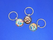 Schlüsselanhänger Pfote 6 cm