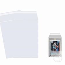 200PCS Resealable Team Bags for One Touch Card Holders 35PT-130PT, Fit Sleeves