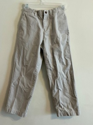 Gap Kids Easy Fit Boys Khaki Pants Adjustable Waist Husky Boys Size 8R Tan Chino