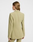 Express Women's Slim Fit Green Gray Tone One Button Long Blazer XS NWT $148 🌸 — photo 3