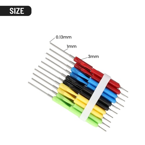 10X/set SDK08 Clip de Test Crochet Clips pour Test Électrique Ultra Petit AU - Afbeelding 3 van 12