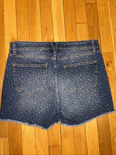 Vineyard Vines Womens 28 Jean Shorts Cut Offs With Stars 5 Pocket - Picture 3 of 13