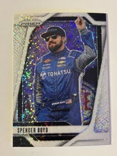 Spencer Boyd 2025 Panini Prizm White Pearl Prizm SP #50