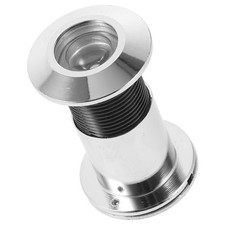 Silver Door Peephole Viewer Stainless Steel Durable Privacy for Apartments