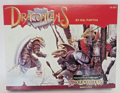 NIB Ral Partha 10-501 DRAGONLANCE DRACONIANS 10 Miniatures Set - AD&D D&D