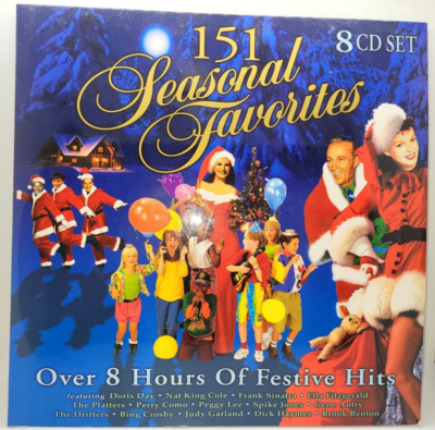 151 seasonal favorites 8 cd Set Christmas Music, 8 Hours Of