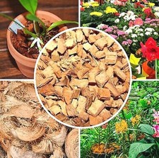 Coconut Husk dry chips 100 Natural Clean Organic Fiber Orchids Coco Coir