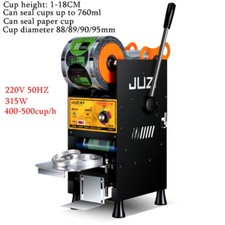 220V Semi-automatic Cup Sealing Machine Hand Press Milk Tea Cup Capper Sealer