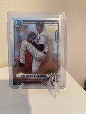 2021 Bowman Chrome Alexander Vizcaino Card #BCP-212 New York Yankees 1st Bowman
