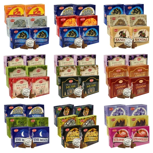 Hem Incense Cones Holder Bundle Variety Pack From Hem Trumiri Insense