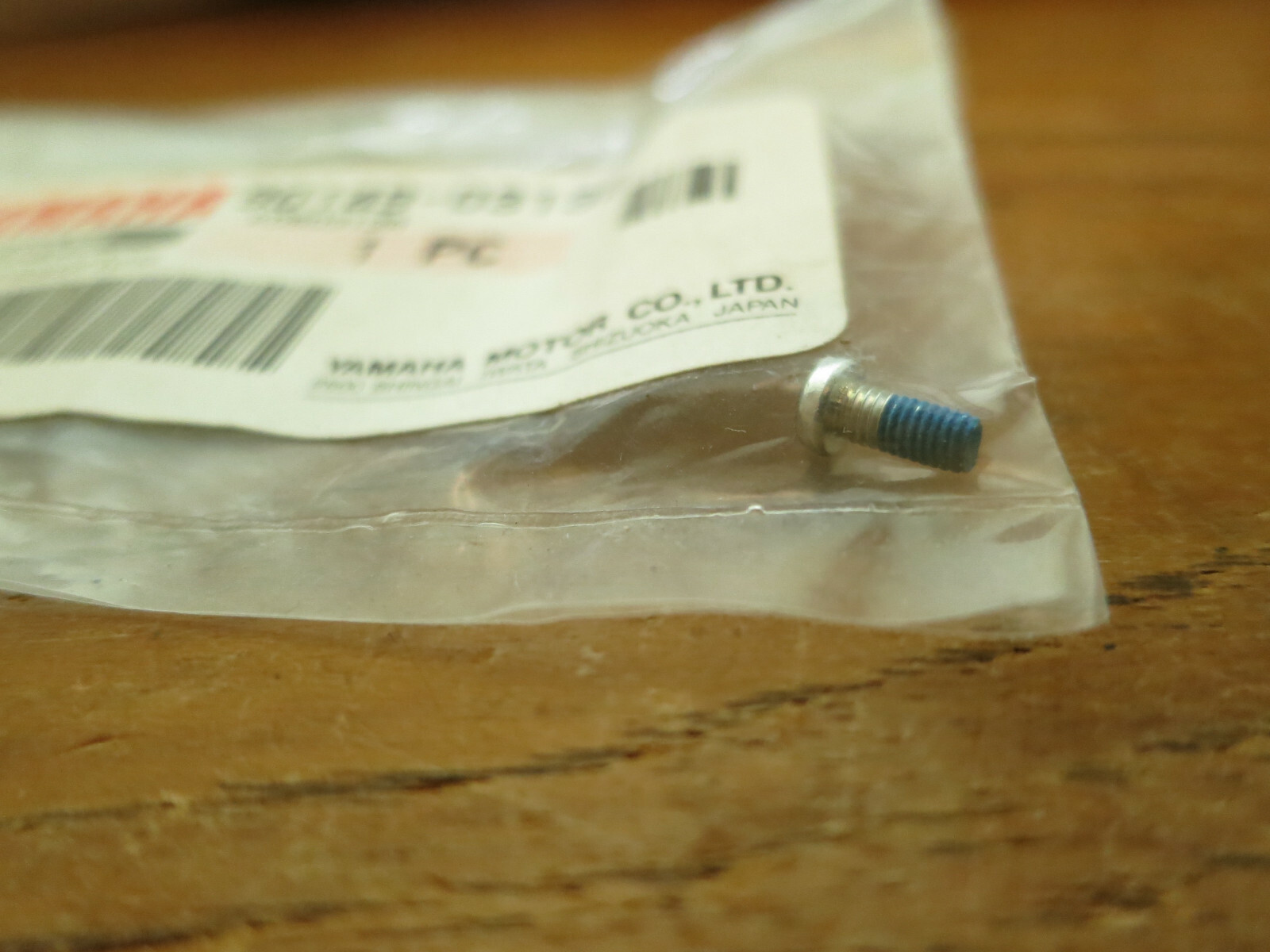 YAMAHA XT225 FZ700 FZ750 CHOKE KNOB SPECIAL SCREW NEW GENUINE OEM 90149