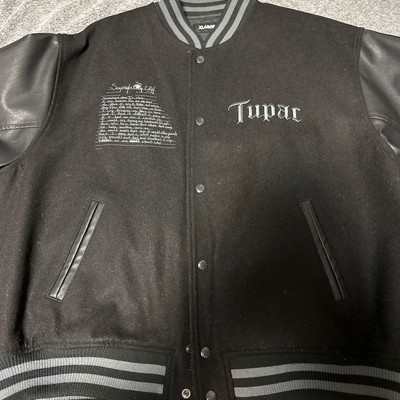 Xlarge X 2Pac Varsity Jacket Black | eBay