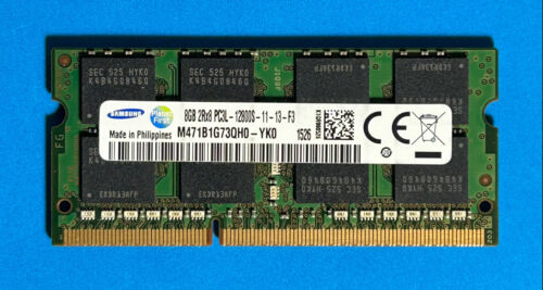 1X 8GB Samsung PC3L-12800S (DDR3L-1600) laptop RAM M471B1G73QH0-YK0 - TESTED