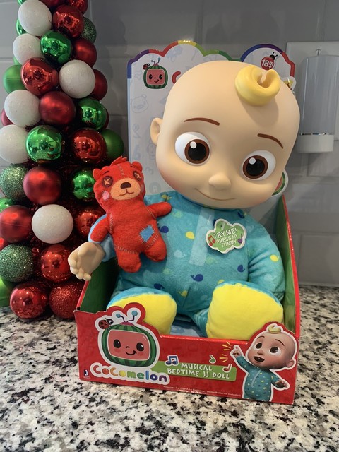 Cocomelon Musical Bedtime JJ Doll with Plush Tummy and Roto Head for sale online | eBay