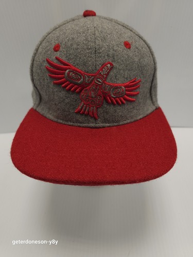 Native North West NNW Snap Back Hat baseball Cap Soaring Eagle Embroidered wool