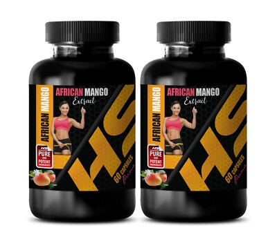 Advanced weight loss Supplements - AFRICAN MANGO EXTRACT - 2 Bottle 120 Caps