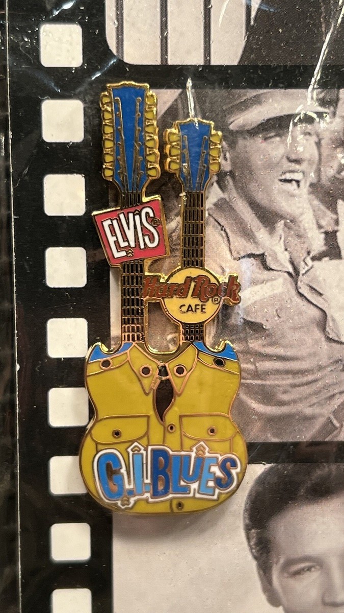 HARD ROCK CAFE ONLINE 2002 LE 500 ELVIS IN FILM GI Blues PIN