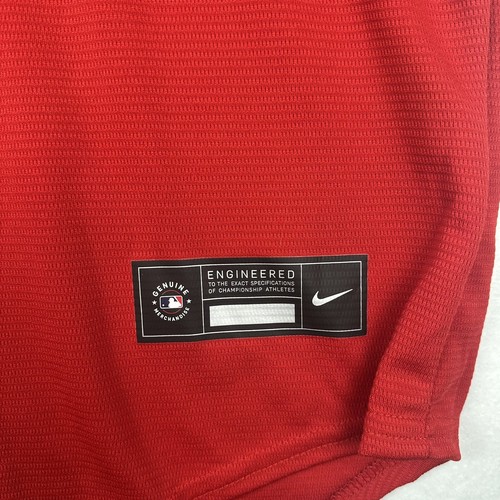 Cleveland Guardians Men's XL Nike Red Alternate Official MLB Limited Jersey - Picture 3 of 4
