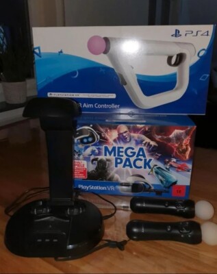 Sony Playstation 4 Zubehör VR Brille, Move Controller,  Aim Controller...