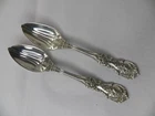 REED & BARTON FRANCIS 1ST STERLING SILVER PAIR OF CITRUS SPOONS 5 7/8" NO MONO