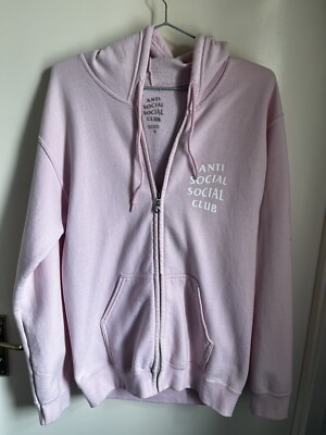 Anti Social Social Club Pink Hoodie Real Pink Anti Social Social