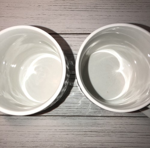 2 Pfaltzgraff Cassandra White Porcelian Mugs Microwave And Dishwasher Safe - Picture 2 of 5