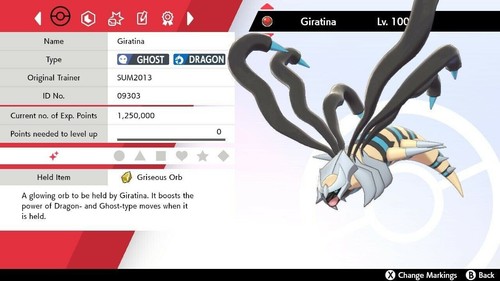 6IV Giratina Evento Brillante Evento de Verano Americano | Pokémon Espada y Escudo - Imagen 2 de 5