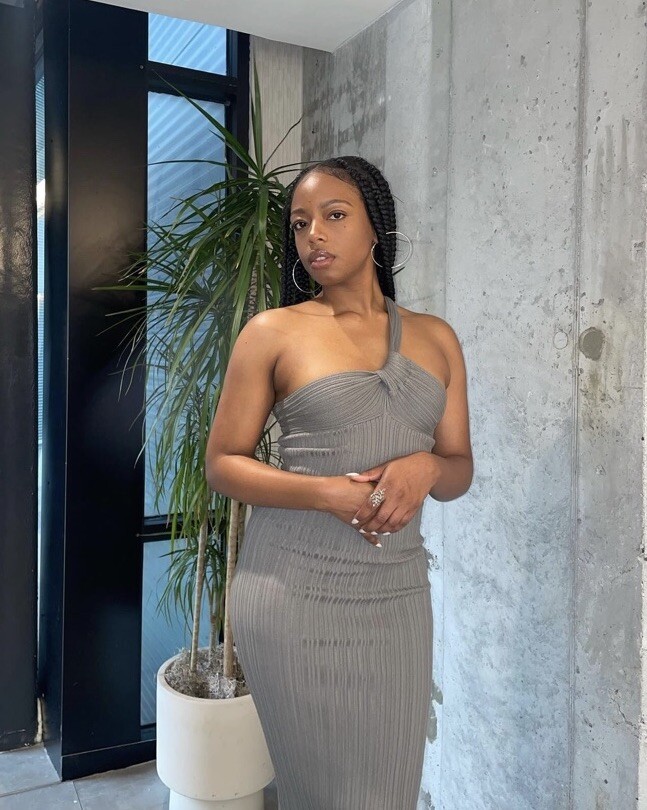 ZARA NWT WOMAN SS24 ASYMMETRICAL RIB KNIT DRESS GRAY | 4240/002 | eBay