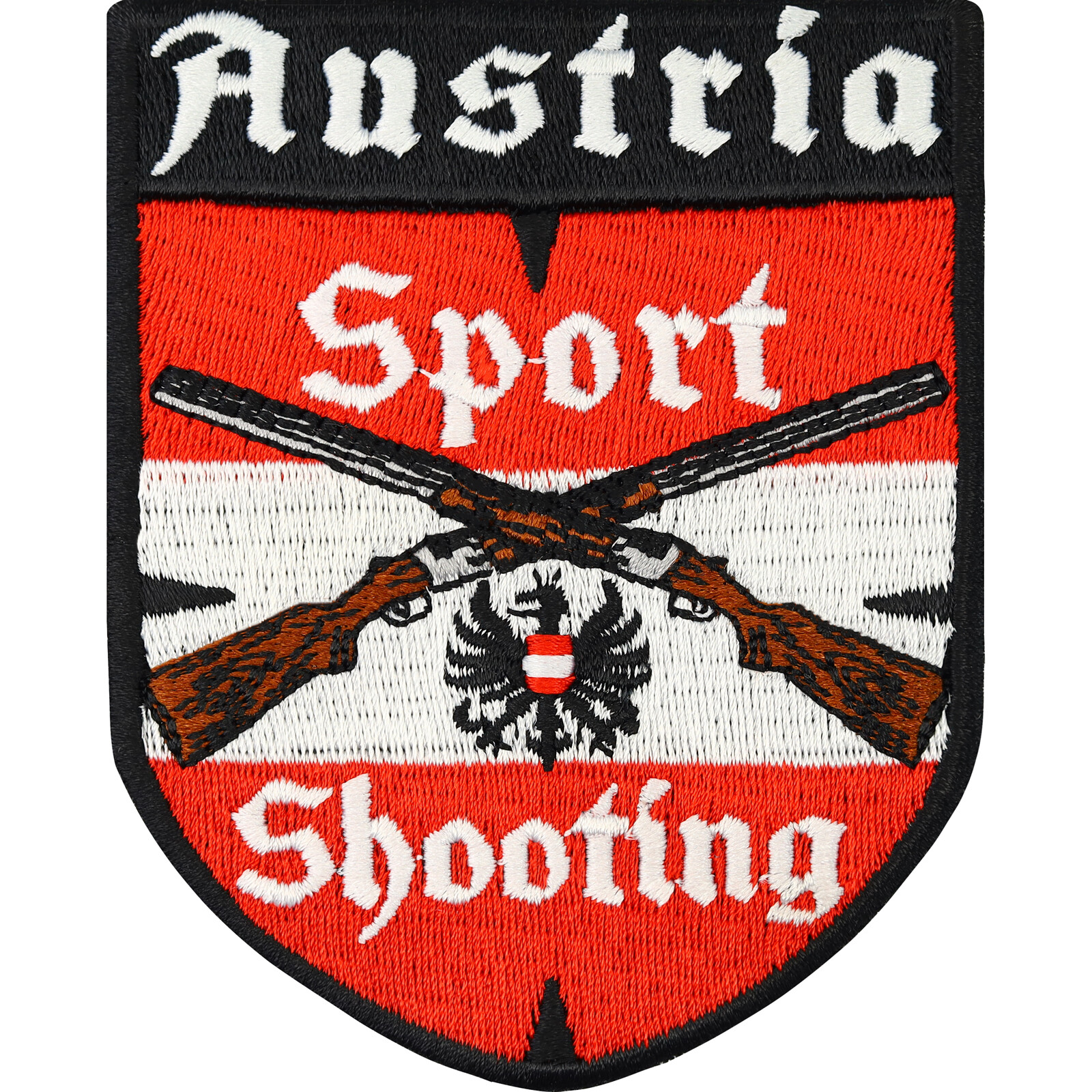 AUSTRIA Aufnäher Sportschütze Aufbügler Sport shooting Patch Österreich 70x90mm