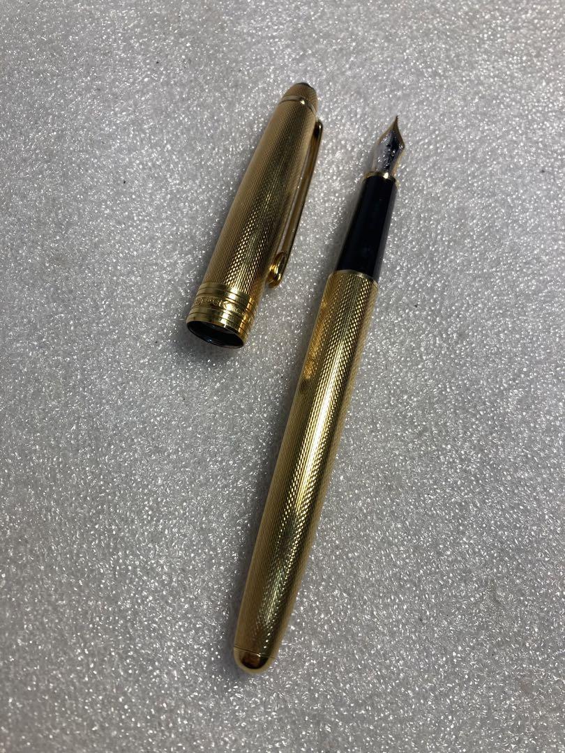 Z) Montblanc 18K 750 Fountain Pen Meisterstück Gold Color | eBay