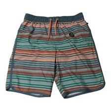 Art Class Boys Size XL 16 Swim Shorts Striped Flexible Drawstring Multicolor